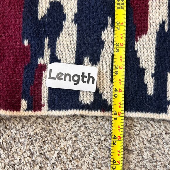 KNOX ROSE Women's M Southwestern Open Chunky Pocketed Duster Longline Cardigan - Picture 8 of 10